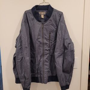 Duluth Trading Co Gray Bomber Jacket